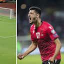 Preview image for (Video) Chelsea striker Armando Broja wins pivotal World Cup qualifier for Albania with emphatic finish