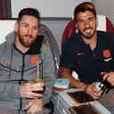 Preview image for Lionel Messi calls Luis Suarez from dressing room of World Cup celebrations