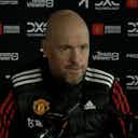 Preview image for WATCH: Man Utd boss ten Hag says Garnacho has apologised over liking critical social media posts