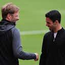Preview image for Klopp hails Arteta and admits Arsenal is now in the top four to stay
