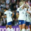 Preview image for England 2-1 Scotland: Bronze, Hemp score as Lionesses earn narrow win in first game since World Cup