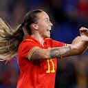 Preview image for Wales Women’s new centurion Natasha Harding celebrates with a goal