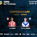 Imagen de vista previa para Estudiantes y Vélez en Conferencia | Liga Profesional de Fútbol de AFA