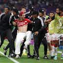Preview image for Pitch invader runs on with Palestine flag during Tunisia vs France at World Cup