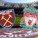 Preview image for West Ham vs Liverpool: Prediction, kick-off time, TV, team news, live stream h2h results, odds today
