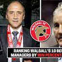 Preview image for Walsall FC's top 10 best ever managers in order of win percentage (Ranked)