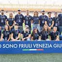 Preview image for Athletes from Friuli Venezia Giulia parade at Blueenergy Stadium ahead of Paris 2024