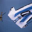 Vorschaubild für 👕 An einem Helikopter: Gigantisches Messi-Trikot fliegt über Argentinien