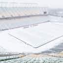 Imagem de visualização para ☃️📹 Estádio fica coberto por neve antes de Canadá x México