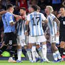 Anteprima immagine per Messi, mani al collo a Olivera! Ugarte insulta De Paul: Argentina-Uruguay 🤯