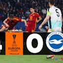 Image d'aperçu pour AS Roma 4 – 0 Brighton : La Roma prend une sérieuse option pour les 1/4 de finale !