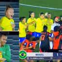 Imagen de vista previa para Terminó en trifulca: vergonzoso final en el Brasil vs.Colombia femenino en el Sudamericano Sub 20