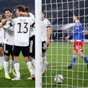 Imagen de vista previa para Alemania celebró su clasificación al Mundial con una gran goleada