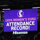 Anteprima immagine per Record di spettatori per la prima gara dell’Europeo femminile