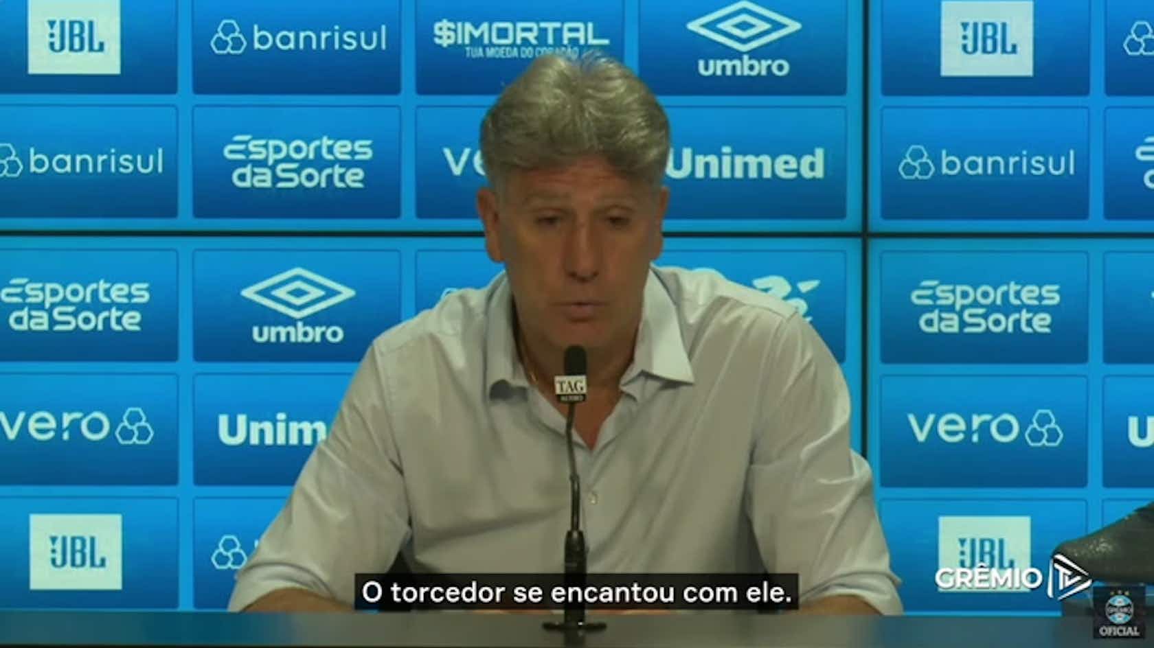 Renato fala sobre Suárez e reta final do Grêmio do Brasileirão ...