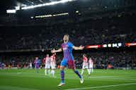 Preview image for Video: Luuk de Jong says emotional goodbye to the Camp Nou after Villarreal game