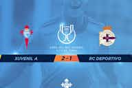Imagen de vista previa para El Celta juvenil derrota al Deportivo y avanza a los octavos de final de la Copa