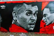 Imagen de vista previa para El Liverpool inmortaliza a Luis Díaz con un grafiti de su rostro en Anfield