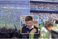 Preview image for Man City fans' Steven Gerrard chant after beating Liverpool to Premier League title