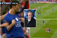 Preview image for Cristiano Ronaldo stunned Clive Tyldesley with free-kick for Man Utd vs Arsenal in 2009