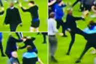 Preview image for Patrick Vieira: Crystal Palace boss clashes with Everton fan after Premier League match