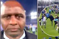 Preview image for Patrick Vieira: Fan footage emerges from the moment he kicked Everton supporter