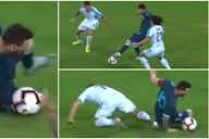 Preview image for Lionel Messi proved he can even out-dribble players on the floor vs Uruguay in 2019