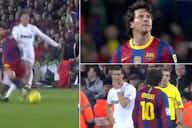 Preview image for Lionel Messi produced 'one of football's coldest moments' after being floored by Ramos in 2010