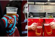 Preview image for Liverpool, Man Utd, Chelsea: Prices of beer at every PL club as West Ham take action