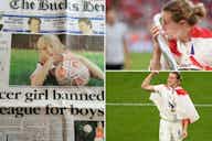 Preview image for Euro 2022: Viral newspaper article reveals Ellen White was banned from football as girl