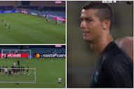 Preview image for Cristiano Ronaldo showed Real Madrid players how it's done in 2017 shooting drill