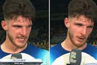 Preview image for Italy 1-0 England: Declan Rice gives defiant interview after Nations League relegation