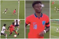 Preview image for Bukayo Saka: Arsenal star's cameo in England 3-3 Germany was insanely good