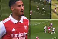 Preview image for William Saliba: Arsenal star's filthy nutmeg & highlights vs Tottenham