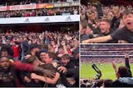 Preview image for Arsenal 3-1 Tottenham: Footage from inside Emirates shows incredible atmosphere
