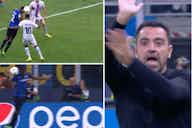 Preview image for Inter 1-0 Barcelona: Xavi seething as VAR denies Blaugrana last minute penalty