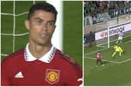 Preview image for Cristiano Ronaldo: Man Utd star couldn't believe it after missing sitter vs Omonia