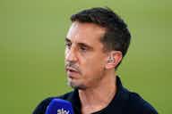 Preview image for Neville says Southgate ‘would get absolutely killed’ for playing Arsenal star at World Cup