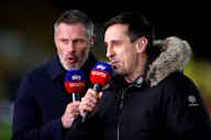 Preview image for Jamie Carragher and Gary Neville react to Arsenal’s defeat against Newcastle United