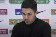 Preview image for (Video) Arteta plays down final favourites tag following Arsenal draw against Liverpool