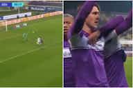 Preview image for Video: Arsenal transfer target Dusan Vlahovic scores brilliant goal before ‘goodbye’ celebration