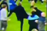 Preview image for Patrick Vieira facing ban for kicking Everton fan during pitch invasion