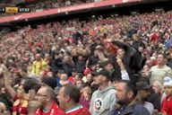 Preview image for Video: Liverpool fans react to Aston Villa goal as title race heats up