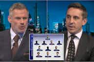 Preview image for Video: Neville and Carragher disagree over three Liverpool players’ places in team of the season