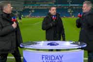 Preview image for (Video) Jamie Carragher and Gary Neville direct work place party joke at Boris Johnson