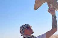 Preview image for Neco Williams is enjoying his winter break with his bird in Dubai