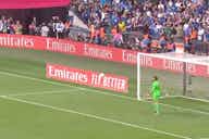 Preview image for (Video) Alisson Becker technically saves Mason Mount’s penalty twice as the Liverpool No. 1 prevents the ball from spinning into the net mid-celebration