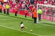 Preview image for (Video) Mo Salah’s daughter recreates her Anfield goal after watching her dad collect two individual awards