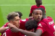 Preview image for (Video) Joel Matip passionately shouts “What’s the score?” to Liverpool fans as he celebrates Mo Salah’s goal