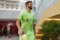 Preview image for (Video) Alisson Becker turns heads as he struts into media day like a model
